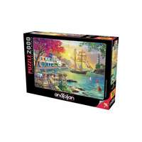 Anatolian Anatolian 2000 db-os puzzle - Beautiful Sunset in the Town (3955)