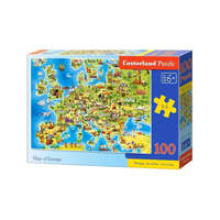 Castorland Castorland 100 db-os puzzle - Európa térképe (B-111060)