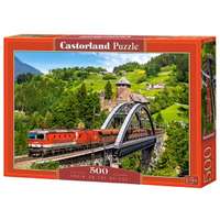 Castorland Castorland 500 db-os puzzle - Vonat a hídon (B-52462)