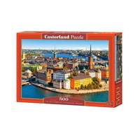 Castorland Castorland 500 db-os puzzle - Stockholm óvárosa, Svédország (B-52790)