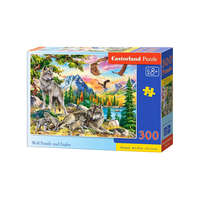 Castorland Castorland 300 db-os puzzle - Farkas család és sasok (B-030514)