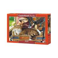 Castorland Castorland 500 db-os puzzle - A kertész cicája (B-53476)