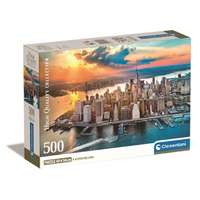 Clementoni Clementoni 500 db-os puzzle COMPACT puzzle - High Quality Collection - New York (35543)