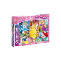 Clementoni Clementoni 104 db-os Ragyogó puzzle - Disney Princess - Kollázs (20140)