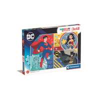 Clementoni Clementoni 3 x 48 db-os Szuper Színes puzzle - DC Comics szuperhősök (25272)