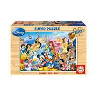 Educa Educa 100 db-os fa puzzle - Disney csodálatos világa (12002)