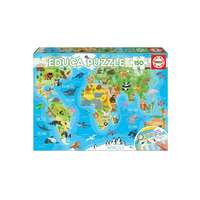 Educa Educa 150 db-os puzzle - Világtérkép (18115)