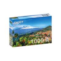 Enjoy Enjoy 1000 db-os puzzle - Etna Volcano and Taormina, Sicily (2087)
