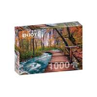 Enjoy Enjoy 1000 db-os puzzle - Forest Stream in Plitvice, Croatia (1089)