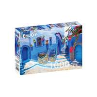 Enjoy Enjoy 1000 db-os puzzle - Turquoise Street in Chefchaouen, Maroc (1365)