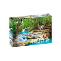 Enjoy Enjoy 1000 db-os puzzle - Turquoise Waterfall, Thailand (2067)