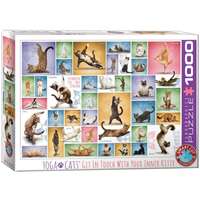EuroGraphics EuroGraphics 1000 db-os puzzle - Yoga Cats (6000-0953)