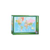EuroGraphics EuroGraphics 1000 db-os puzzle - Map of the World - (6000-1271)