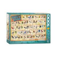 EuroGraphics EuroGraphics 1000 db-os puzzle - American State Birds (6000-5327)