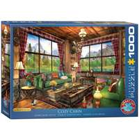 EuroGraphics EuroGraphics 1000 db-os puzzle - Cozy Cabin, Dominic Davison (6000-5377)