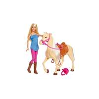 Mattel Barbie lovas játékszett babával (FXH13)