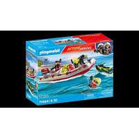 Playmobil Playmobil City Action - Tűzoltóhajó, jet-sky-vel játékszett (71464)