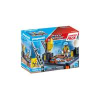 Playmobil Playmobil - City Action - Starter Pack - Építkezés csörlővel kezdő játékszett (70816)