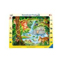 Ravensburger Ravensburger 24 db-os keretes puzzle - A dzsungel állatai (06171)