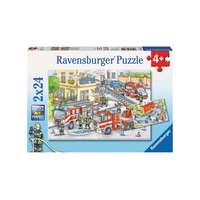 Ravensburger Ravensburger 2 x 24 db-os puzzle - A város hősei (07814)