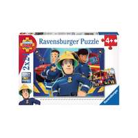 Ravensburger Ravensburger 2 x 24 db-os puzzle - Sam, a tűzoltó - Sam segít a bajban (09042)