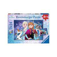 Ravensburger Ravensburger 2 x 24 db-os puzzle - Jégvarázs - Északi fény (09074)