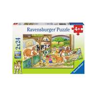 Ravensburger Ravensburger 2 x 24 db-os puzzle - Élet a farmon (09195)