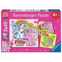 Ravensburger Ravensburger 3 x 49 db-os puzzle - Filly pillangó pónik (09251)