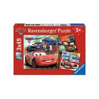Ravensburger Ravensburger 3 x 49 db-os puzzle - Verdák 2 - Világkörüli verseny (09281)