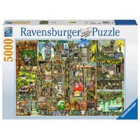 Ravensburger Ravensburger 5000 db-os puzzle - Szeszélyes város - Colin Thompson (17430)