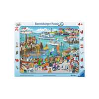 Ravensburger Ravensburger 24 db-os keretes puzzle - Egy nap a kikötőben (16152)
