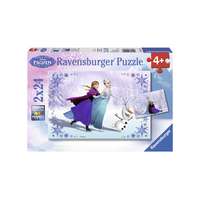 Ravensburger Ravensburger 2 x 24 db-os puzzle - Jégvarázs - Nővérek (09115)