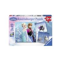 Ravensburger Ravensburger 3 x 49 db-os puzzle - Jégvarázs - Téli kalandok (09264)