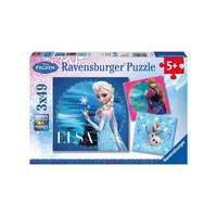 Ravensburger Ravensburger 3 x 49 db-os puzzle - Jégvarázs - Elsa, Anna és Olaf (09269)