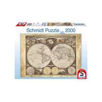 Schmidt Schmidt 2000 db-os puzzle - Historical map of the world (58178)