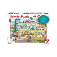 Schmidt Schmidt 40 db-os puzzle játék sztetoszkóppal - At the childrens hospital (56374)