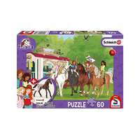 Schmidt Schmidt 60 db-os Schleich puzzle figurával - Horse Cub - Meeting (56385)