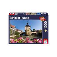 Schmidt Schmidt 1000 db-os puzzle - Bamberg, Regnitz and Old Town hall (58397)