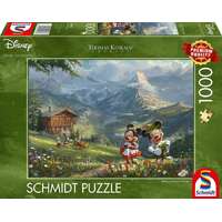Schmidt Schmidt 1000 db-os puzzle - Mickey and Minnie in the Alps, Thomas Kinkade (59938)