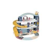 Smoby Smoby Little Vroom Planet emeletes parkolóház kisautóval, pasztell (140203)