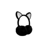 Starpak Fekete cica plüss fülmelegítő (477824)