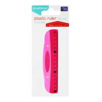 Starpak Műanyag 15 cm-es vonalzó - Rózsaszín