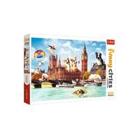 Trefl Trefl 1000 db-os puzzle - Funny Cities - Kutyák Londonban (10596)