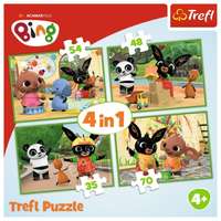 Trefl Trefl 4 az 1-ben puzzle (35,48,54,70 db-os) - Bing - Játék a barátokkal (34335)