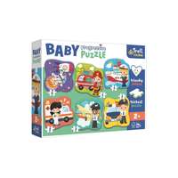 Trefl Trefl Baby puzzle - Szakmák és járművek (44001)