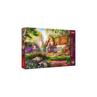 Trefl Trefl 1000-db-os Premium Plus puzzle - Tea Time - Egy szép faház az erdőben (10804)