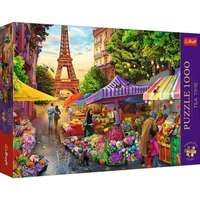 Trefl Trefl 1000-db-os Premium Plus puzzle - Tea Time - Virágpiac, Párizs (10799)