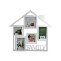 CQ-73 Fali fényképtartó ház Family 2db 10x15cm-es, 2db 10x10cm-es és 1db 13x13cm-es fényképhez