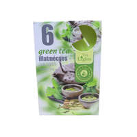 Tea lights Illatmécses green tea illatú 6db/csomag