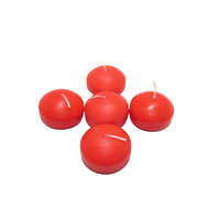 Gyertya Áruház Úszógyertya piros színű 5 db/csomag 4,5 cm X 3,3 cm